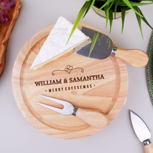 Couples Cheese Board Knife Set