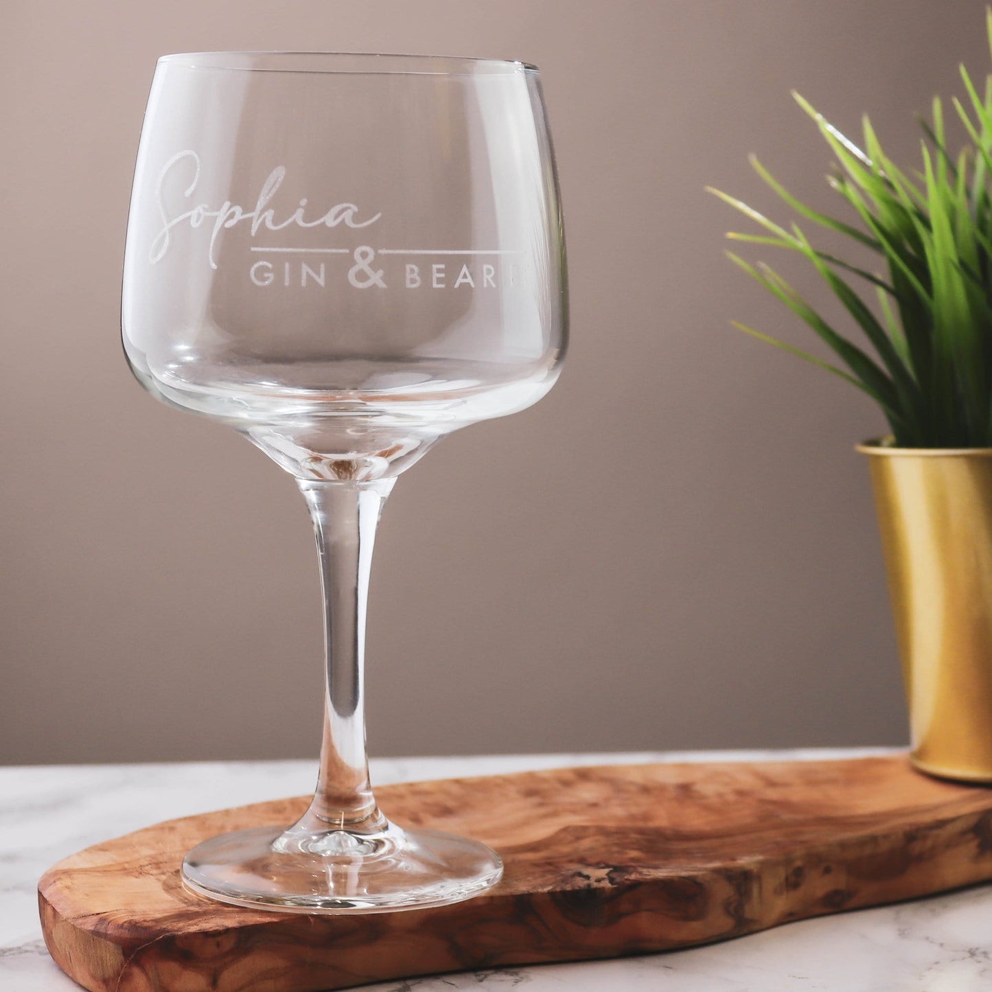 Gin & Bear It Glass
