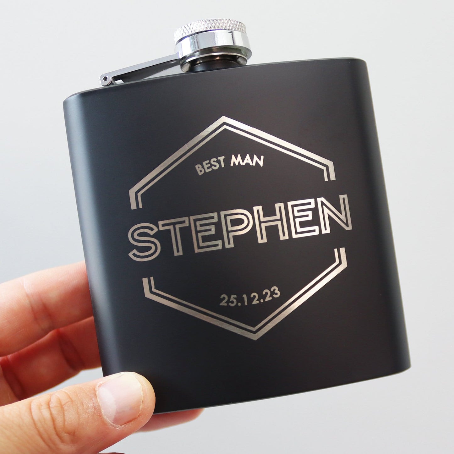 Hexo Groomsman Hip flasks