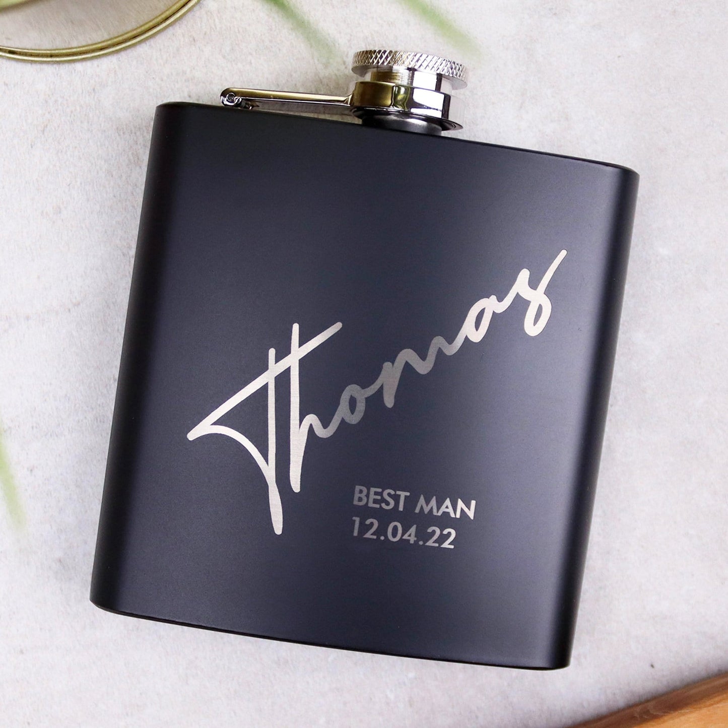 Signature Groomsman Hip Flasks