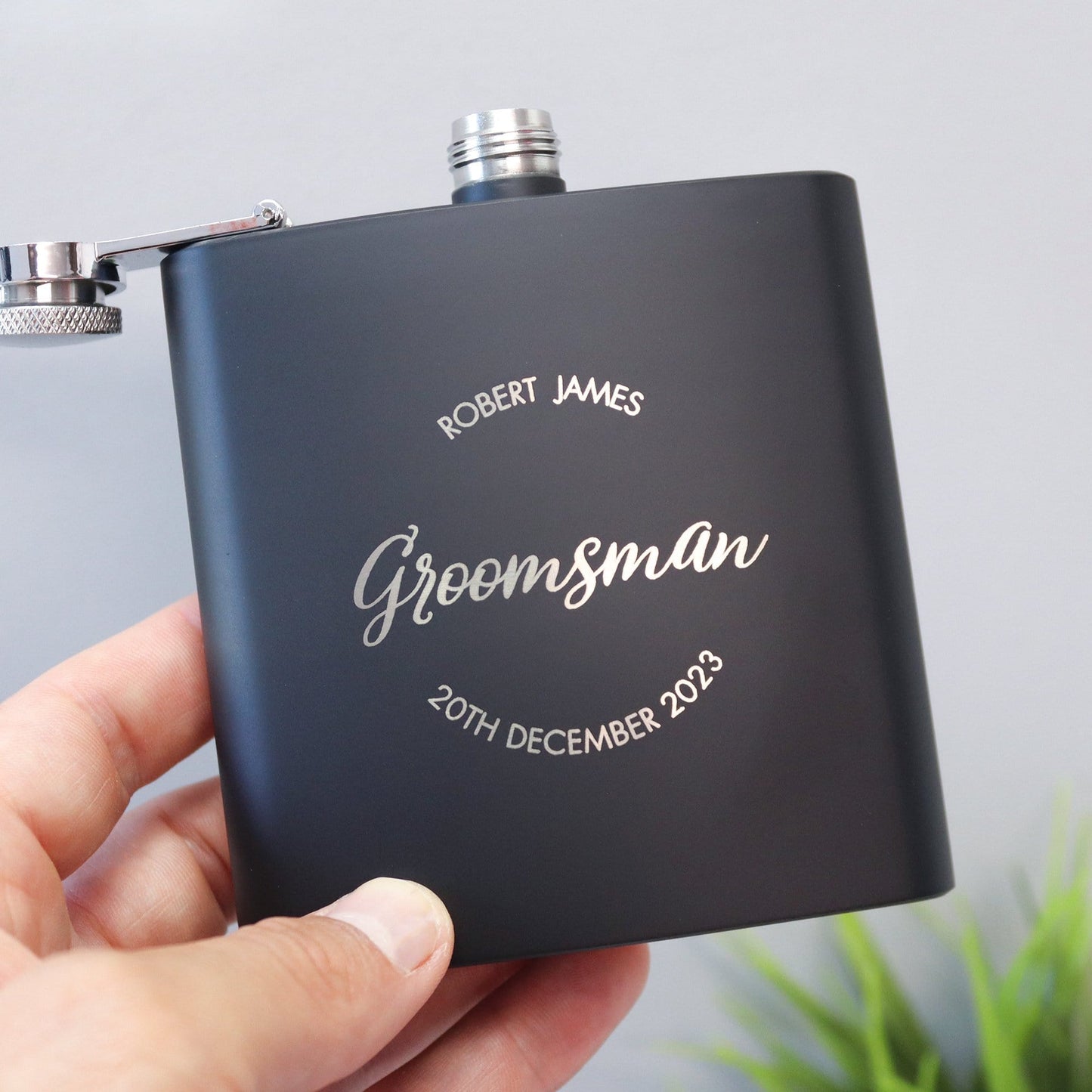Classic Hip Flask Groomsmen Gift