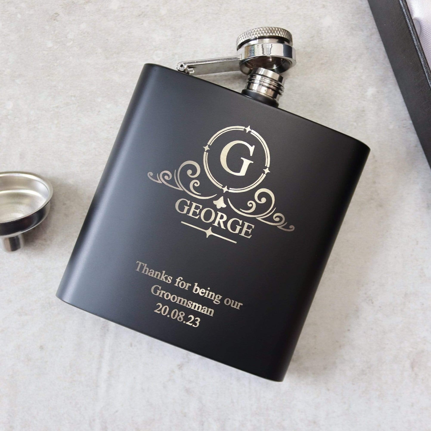 Traditional Groomsman Hip Flasks