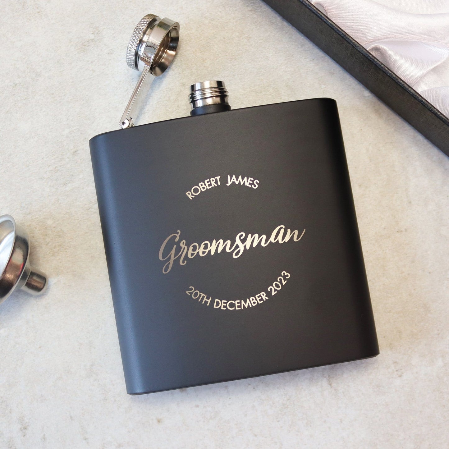 Classic Hip Flask Groomsmen Gift