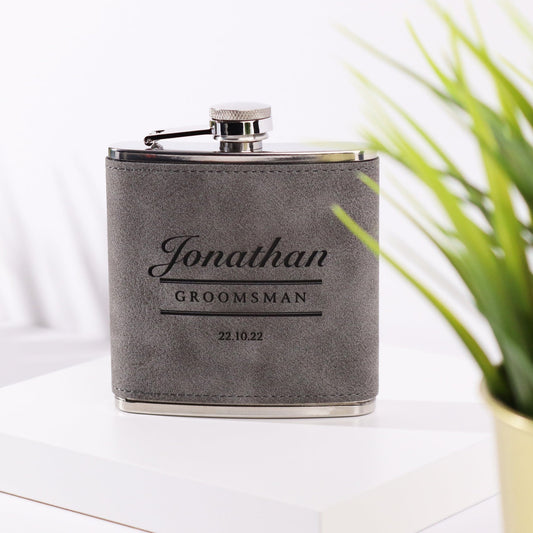 The Groomsmen Hip Flask
