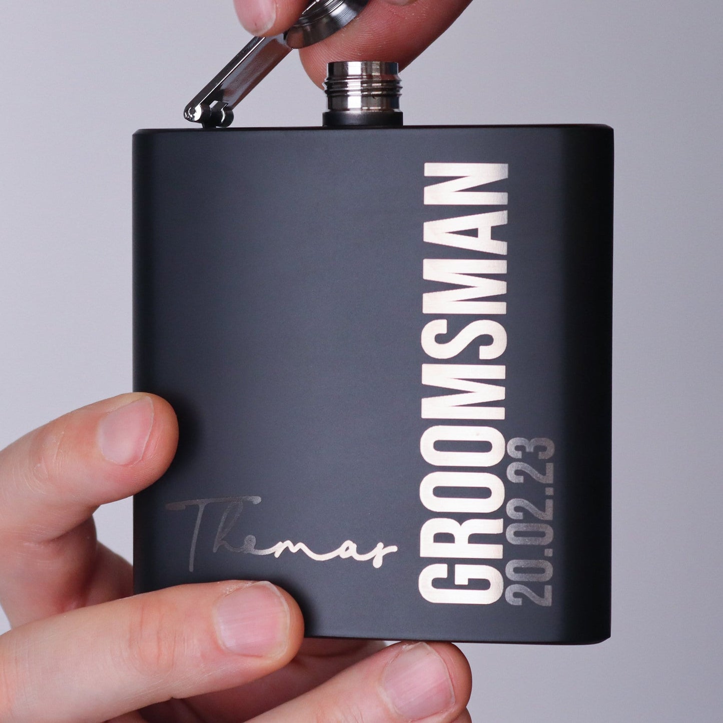 Futura Groomsman Hip Flasks