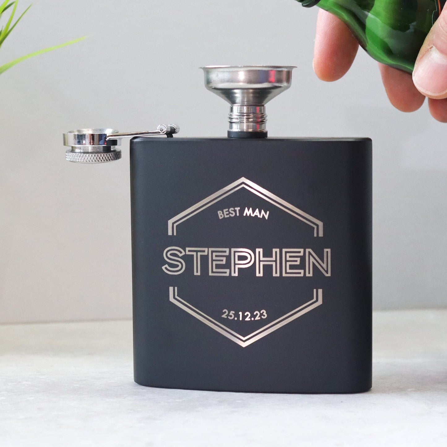 Hexo Groomsman Hip flasks