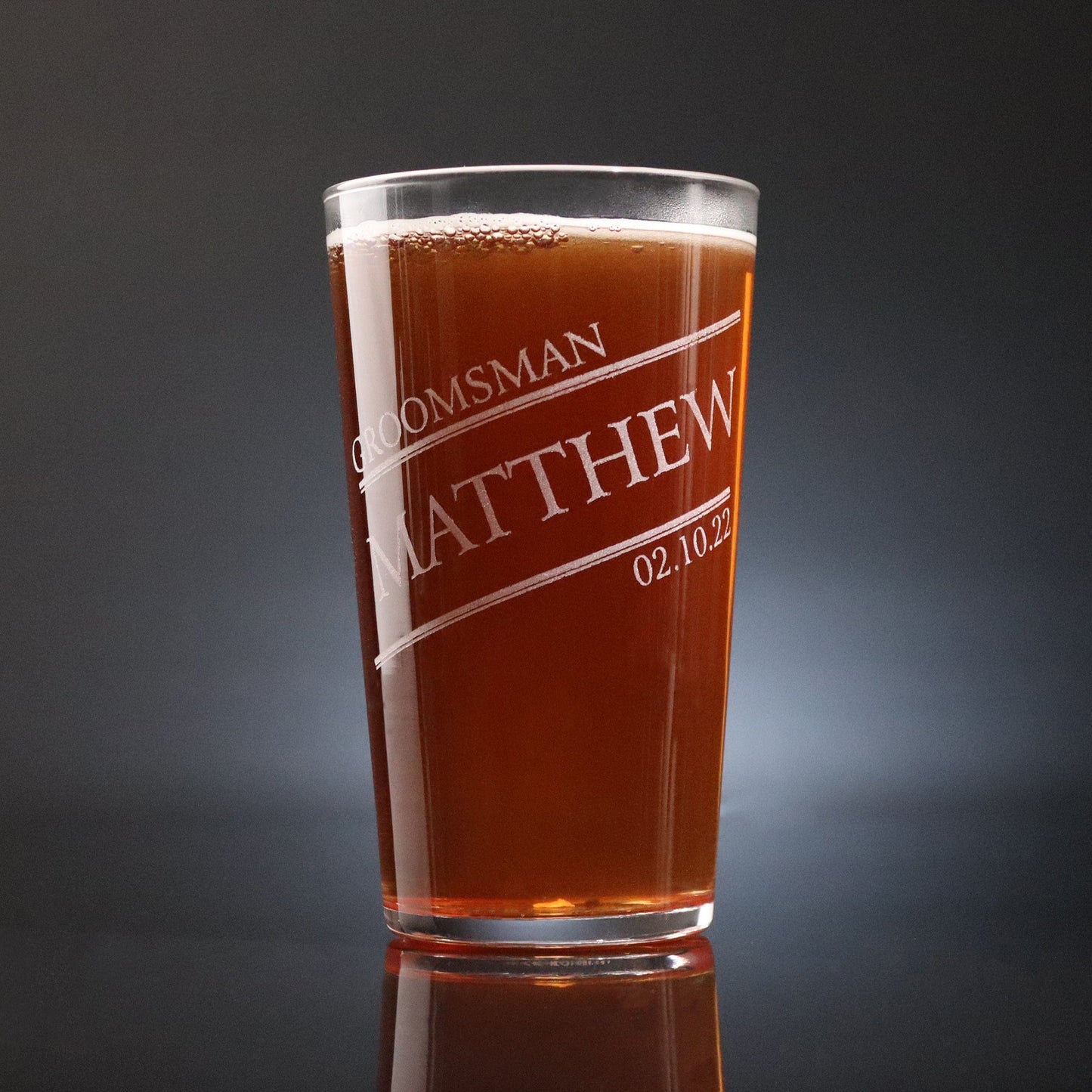 The Groomsmen Glass No.11