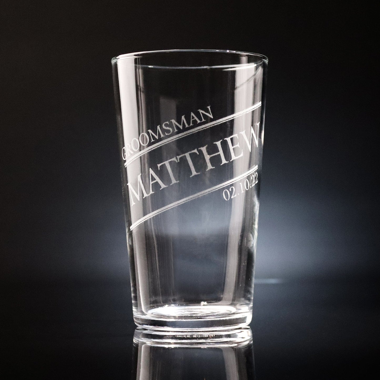 The Groomsmen Glass No.11
