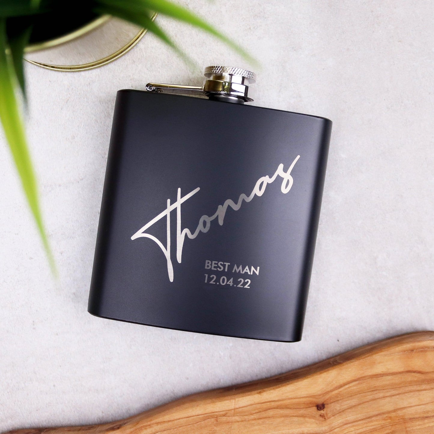Signature Groomsman Hip Flasks