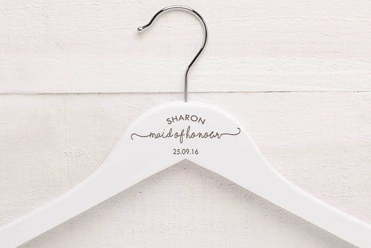 Personalised Wedding Hangers WH13