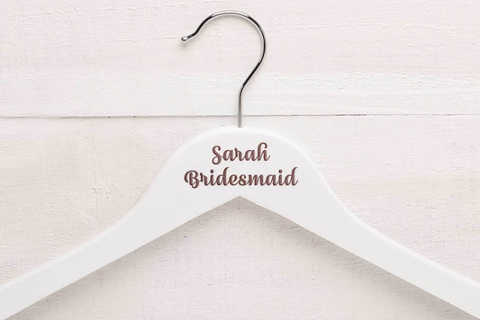 Personalised Wedding Hangers WHJULY