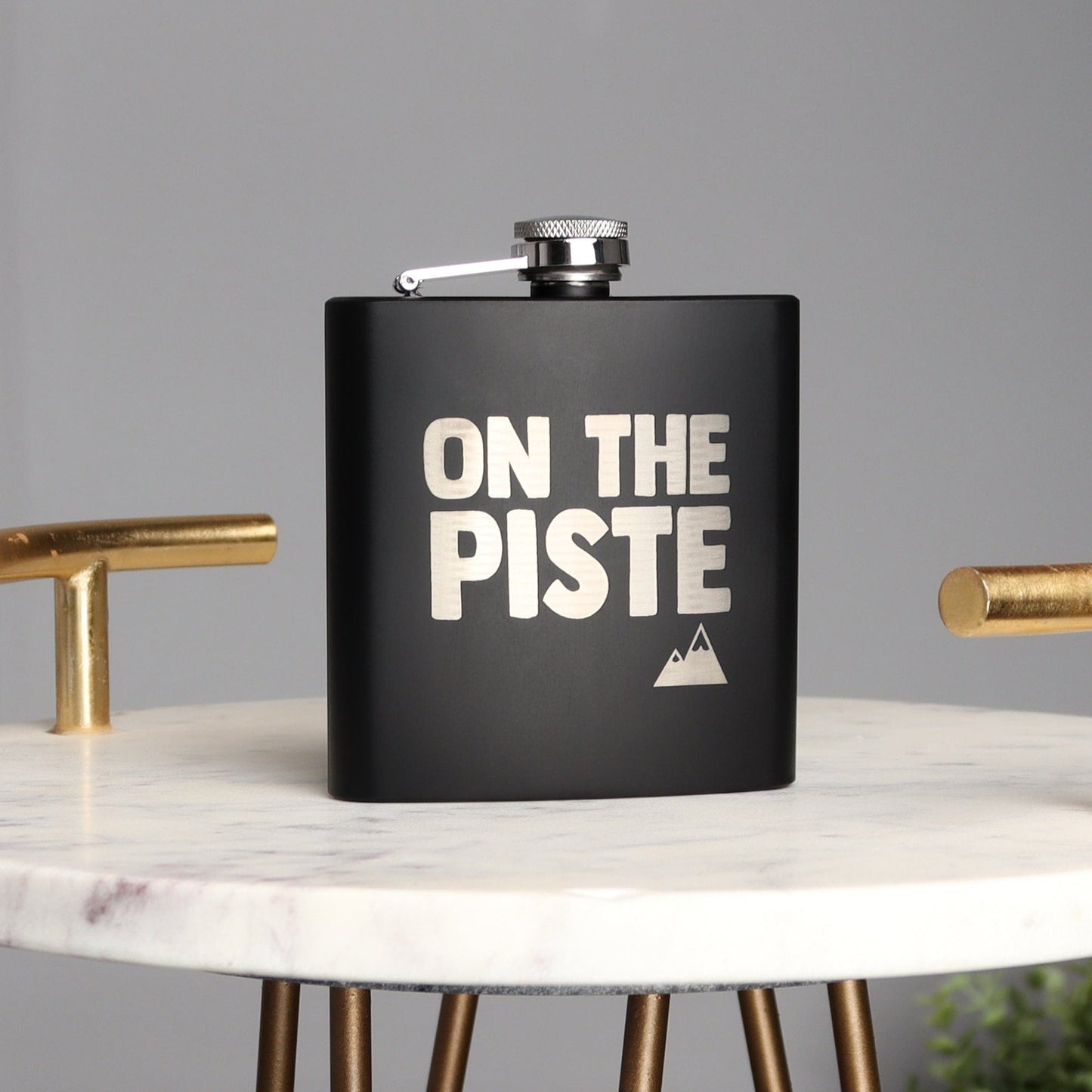 On The Piste Hip Flask