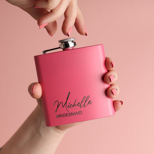 The Bridesmaids Hip Flasks No.5