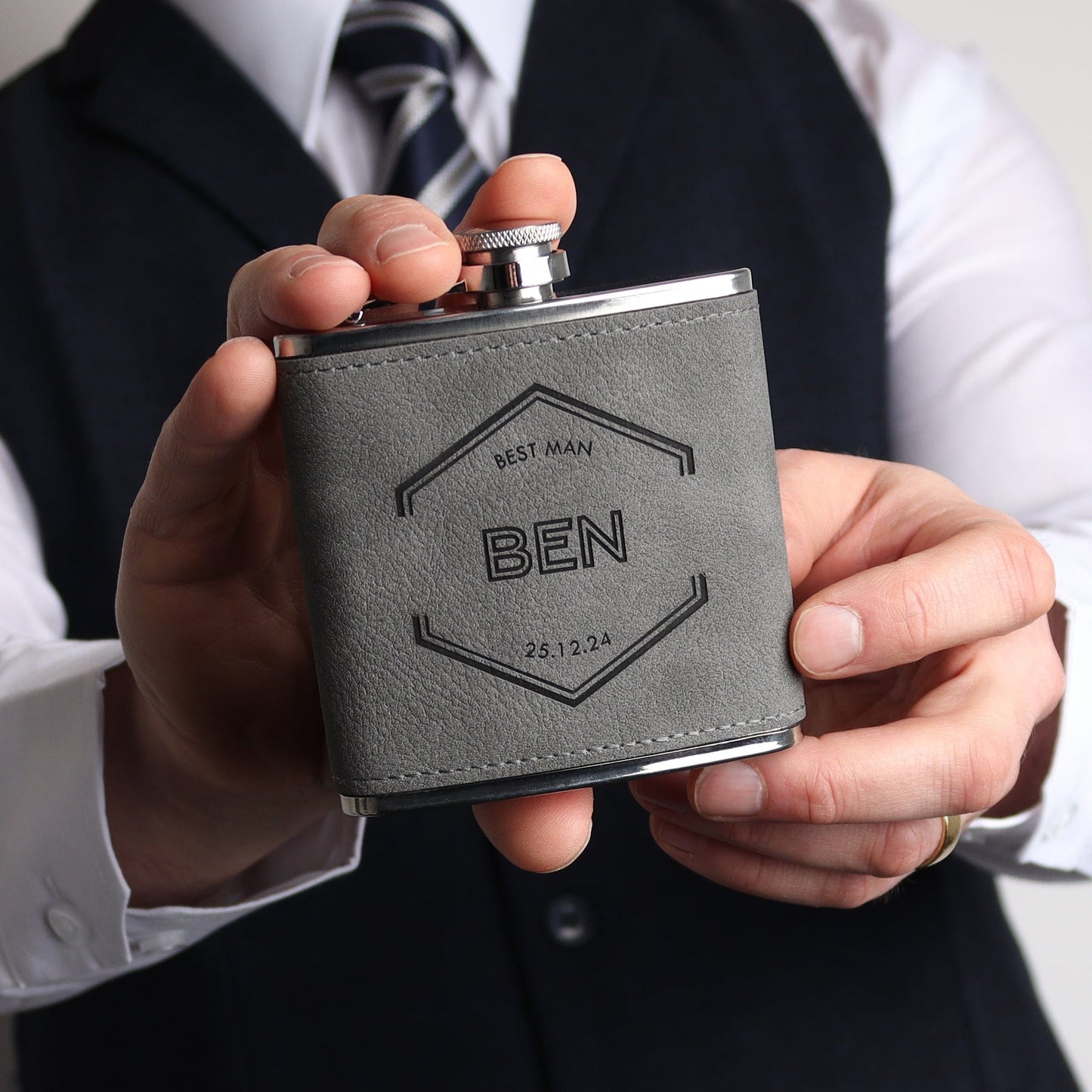 The Framed Hip Flasks