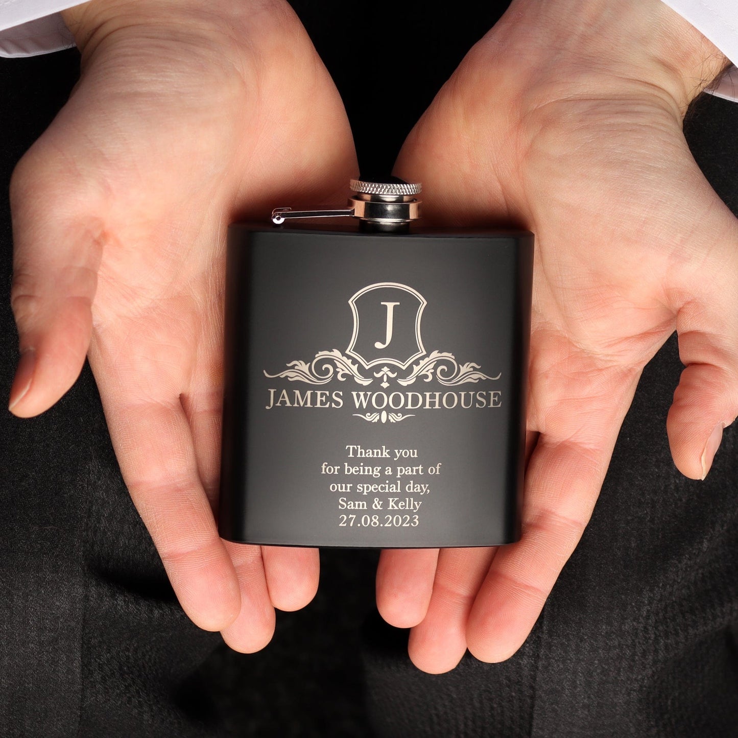 Classical Groomsmen Flasks