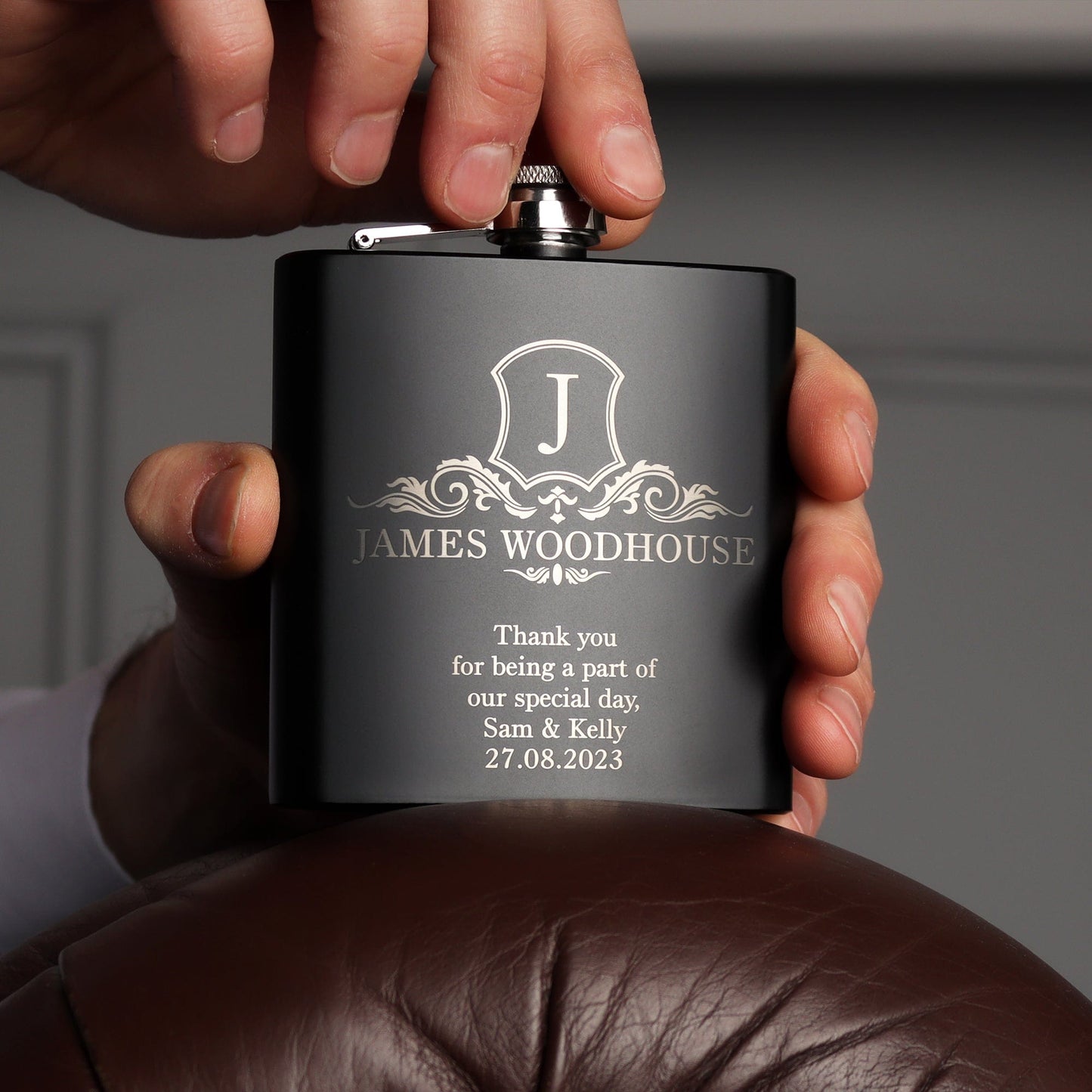 Classical Groomsmen Flasks