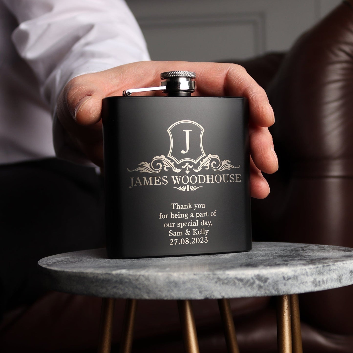 Classical Groomsmen Flasks