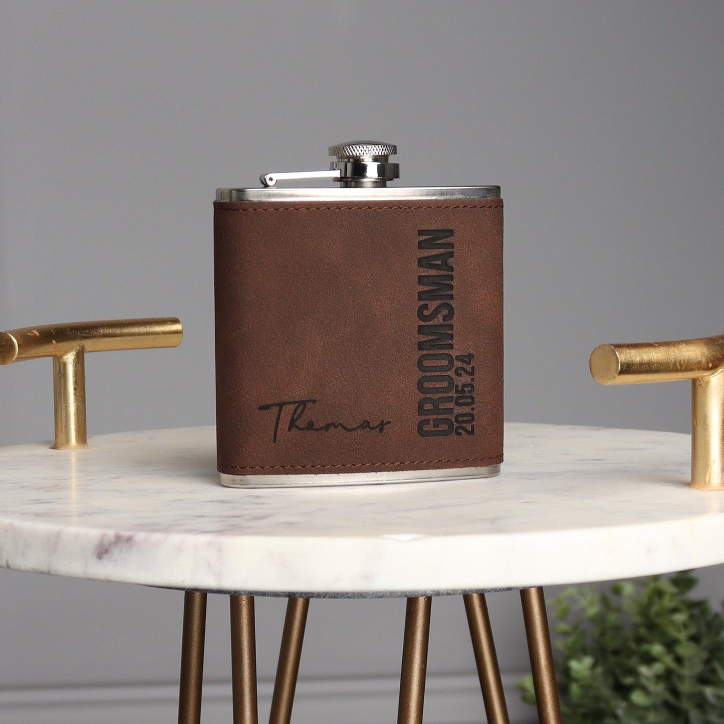 Bold Signature No.2 Hip Flask