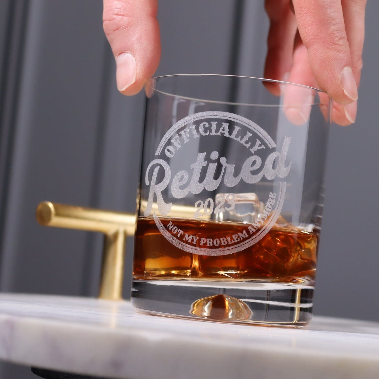 Retirement Whiskey Tumbler