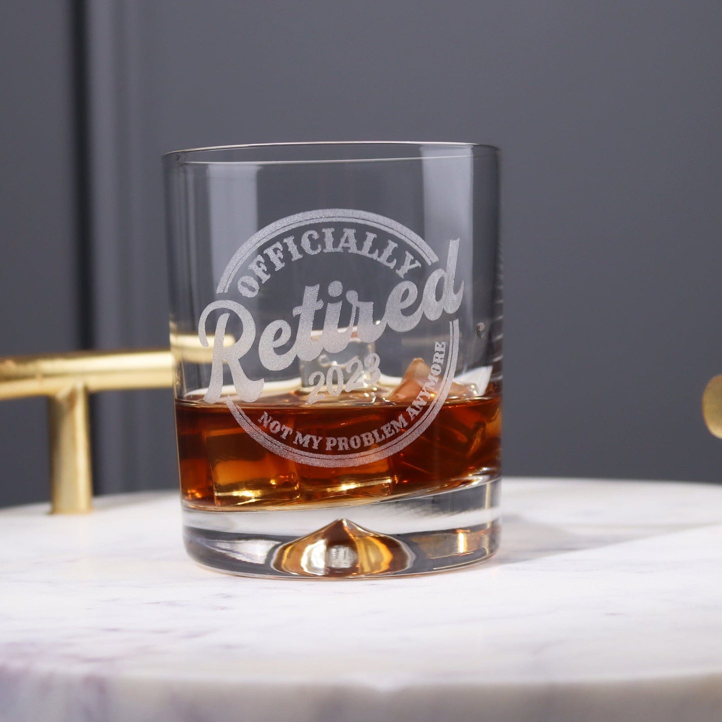 Retirement Whiskey Tumbler