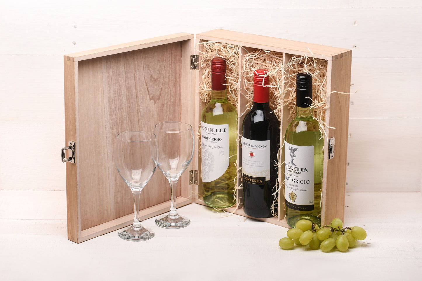 Triple Wine Box Wedding Gift WB5
