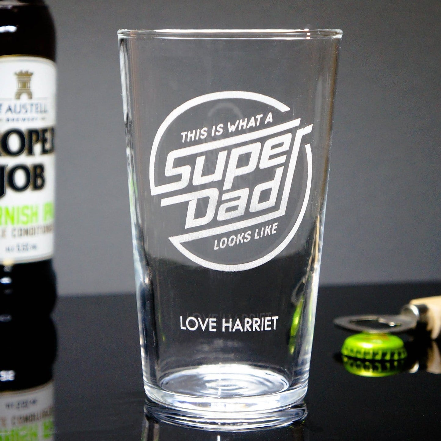 Super Dad Beer Glass