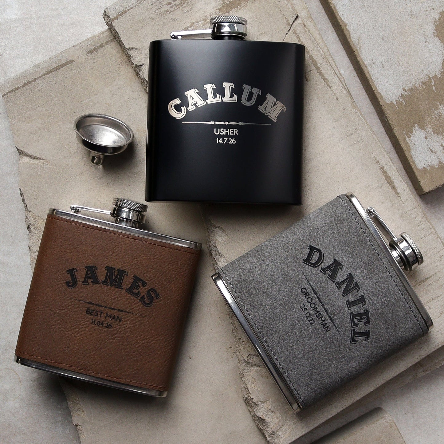 The Groomsmen Hip Flask