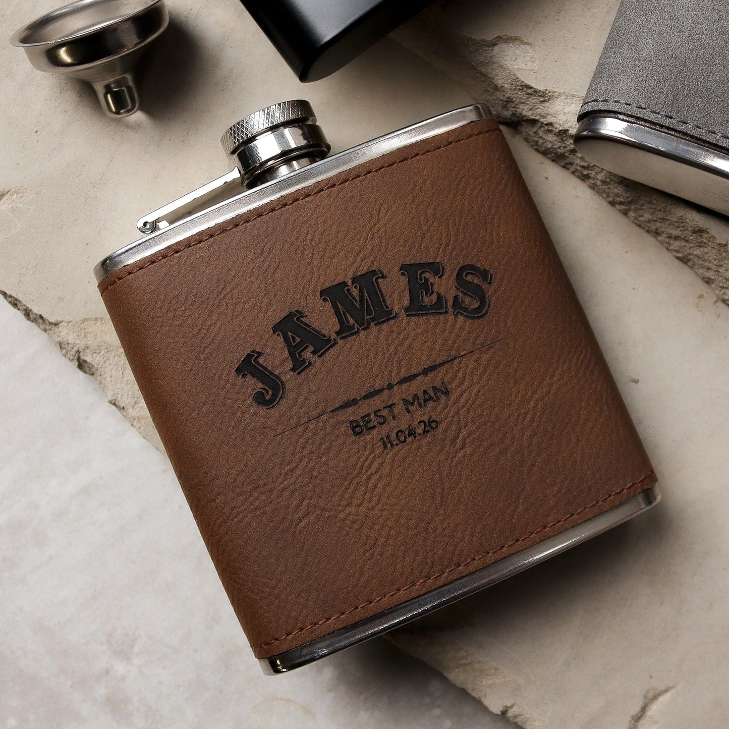 The Groomsmen Hip Flask