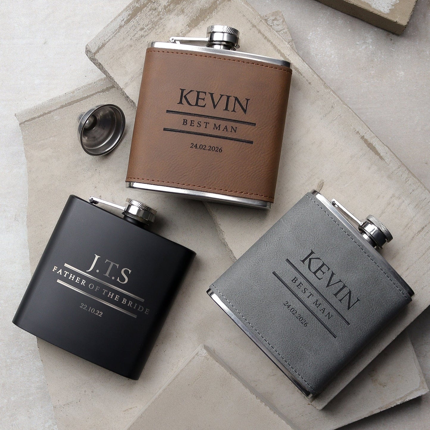 The Groomsmen Hip Flask