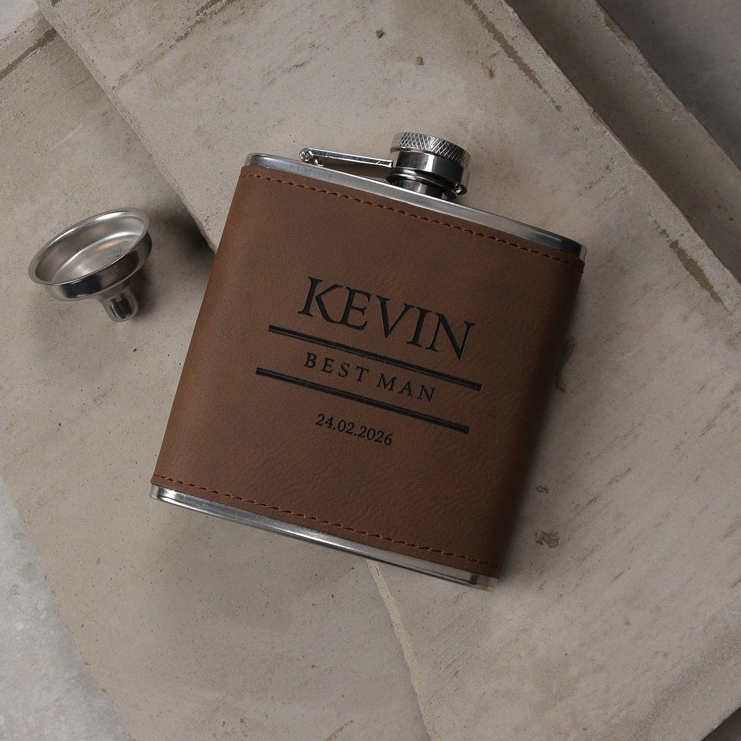 The Groomsmen Hip Flask