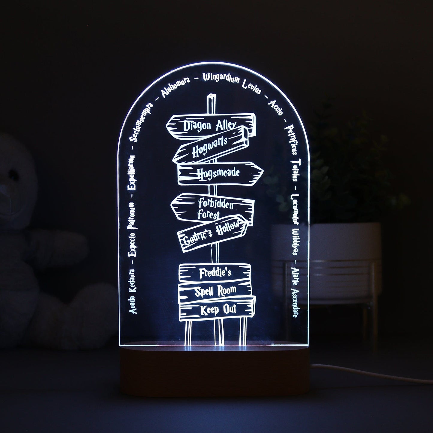 Wizards Spells Night Light